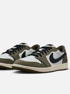Air Jordan 1 Retro Low OG 'Medium Olive' New! Men "MULTIPLE SIZE"